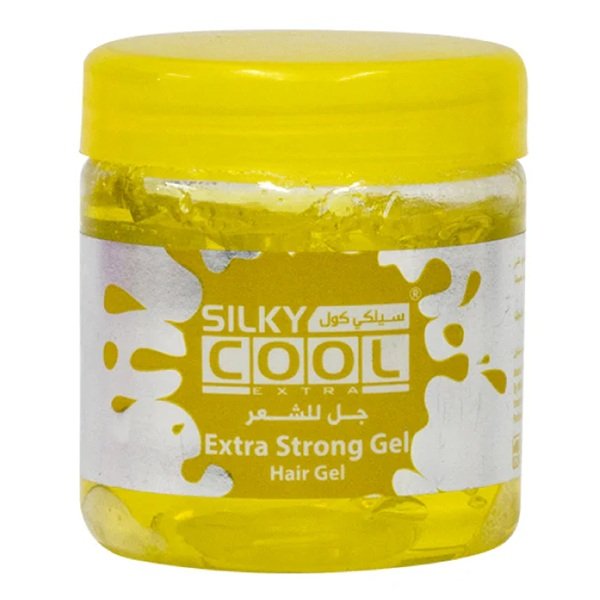 Silky Cool Extra Strong Hair Gel Yellow 100ml