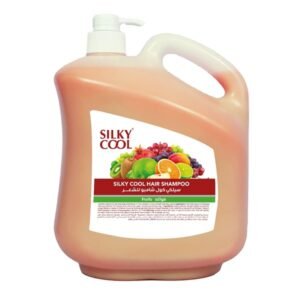Silky Cool Fruits Shampoo Nourishing, Hydrating, and Gentle Hair Care for All Hair Types 4.2 Liter