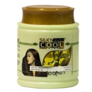 Silky Cool Hot Oil Olive Oil Deep Conditioning Hair Treatment for Dry, Damaged & Frizzy Hair 1000ml