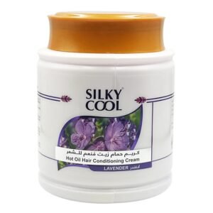 Silky Cool Hot Oil Treatment Lavender Infused Moisturizing Hair Oil for Dry, Damaged Hair Repair 1000ml