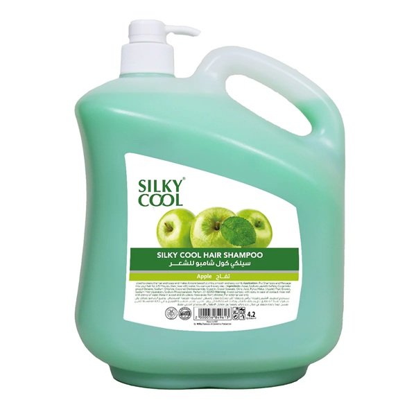 Silky Cool Shampoo Nourishing, Hydrating, and Gentle Hair Care for All Hair Types 4.2 Liter