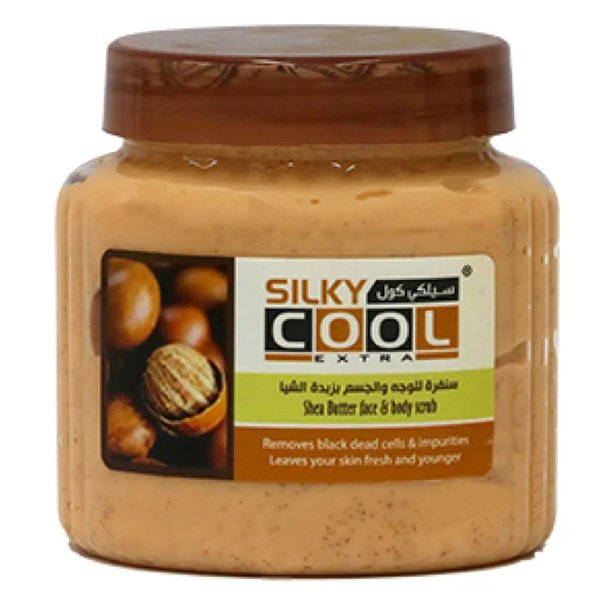 Silky Cool Shea Butter Face & Body Scrub 300ml