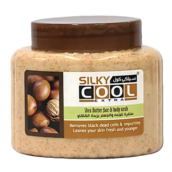 Silky Cool Shea Butter Face & Body Scrub 500ml