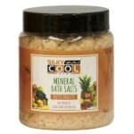 Silky Cool Tutti Frutti Mineral Bath Salt 750ml Silky Cool bath salts contains many beneficial minerals and nutrients that keep your skin smooth, soft and suppl. It cleanse and purify the skin improving skin’s radiance, tone and texture. Bath salts benefit not only our skin but our entire bodies – from inside out along with fighting stress.