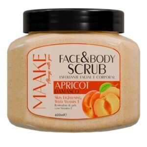 MAAKE Apricot Skin Glowing Face & Body Scrub 600ml