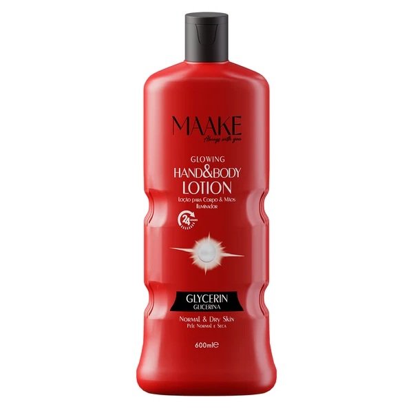 AAKE Glycerin Glowing Hand & Body Lotion 600ml