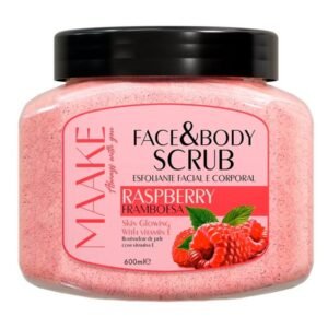 MAAKE Raspberry Skin Glowing Face & Body Scrub 600ml