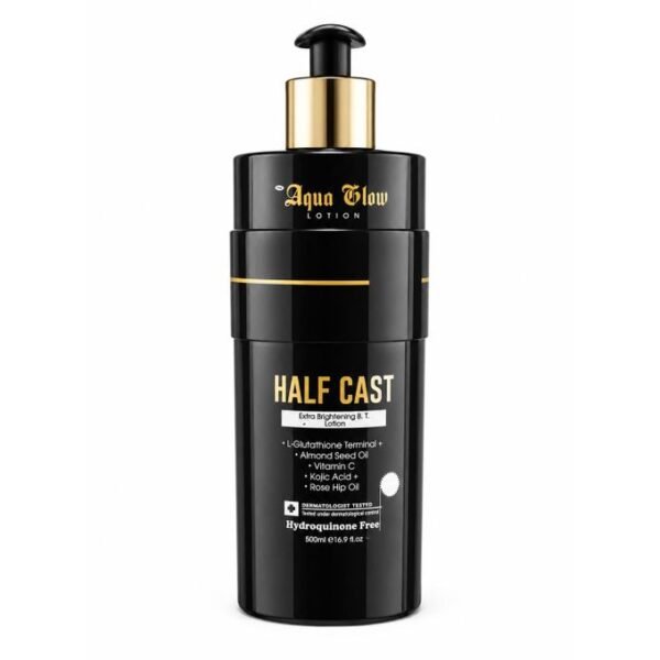 Aqua Rich Aqua Glow Half Cast Body Lotion With Glutathione, Vitamin C & Kojic Acid 500ml
