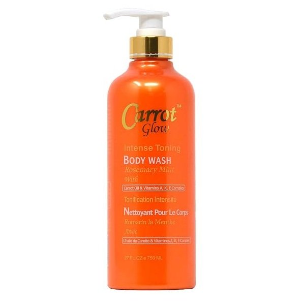Carrot Glow Intense Toning Body Wash Rosemerry Mint 750ml