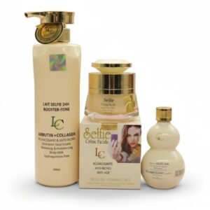 Lait Selfie 24H Booster Tone Lotion Set Lotion, Face Cream and Serum