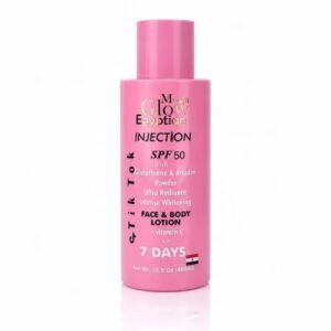 Mega Glow Egyptian Injection SPF 50 Glutathione & Arbutin Ultra Radiance Face & Body Lotion 400ml