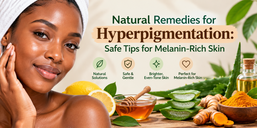 Natural Remedies for Hyperpigmentation Safe Tips for Melanin-Rich Skin