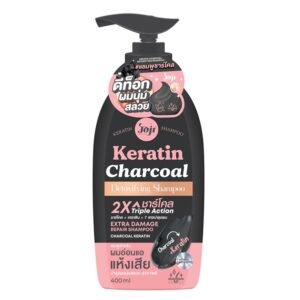 Joji Secret Keratin Charcoal Detoxifying Shampoo 400ml