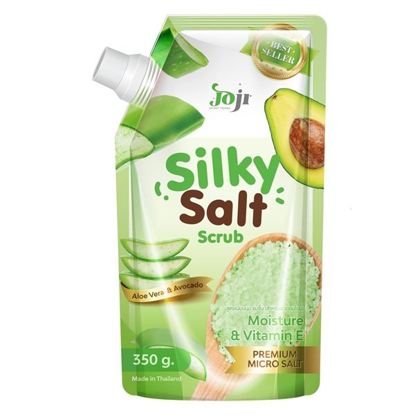Joji Secret Young Silky Salt Scrub Aloe Vera & Avocado 350gm