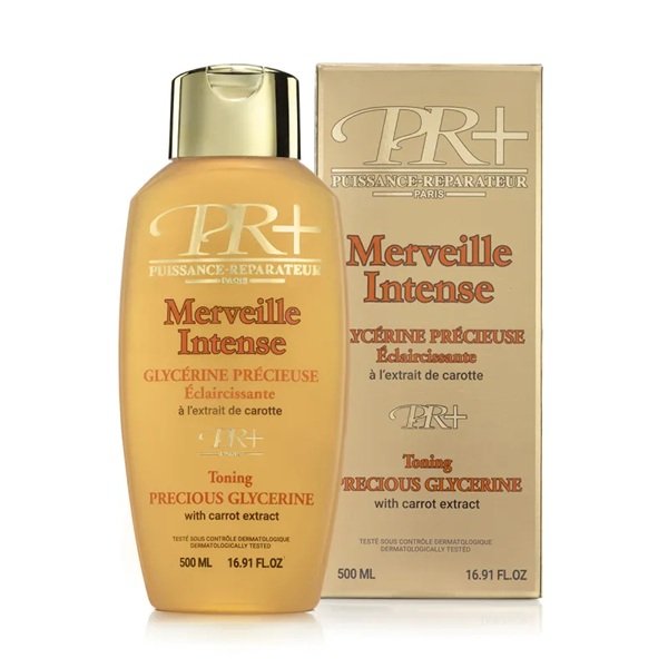 PR+ Merveille Intense Carrot Brightening Glycerin For Black and Mixed-Race Skin 500ml