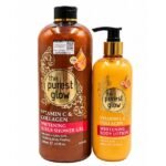 Purest Glow Vit C & Collagen Lightening Lotion 400ml and Purest Glow Vit C & Collagen Lightening Body Wash 1000ml