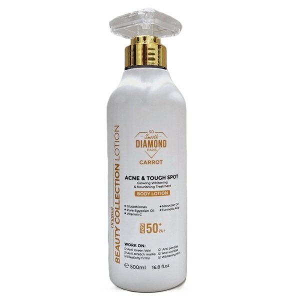 Smooth Diamond Acne & Tough Spot Clarifying Carrot Body Lotion 500ml