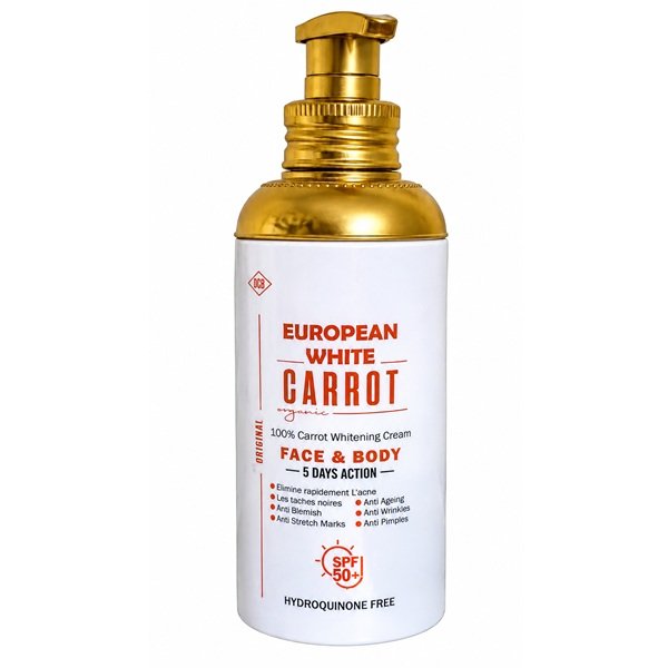 UCB European White Carrot Brightening Face And Body Lotion 500ml